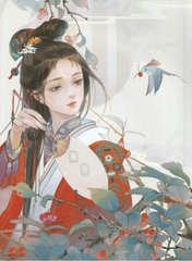 女子拔萝卜